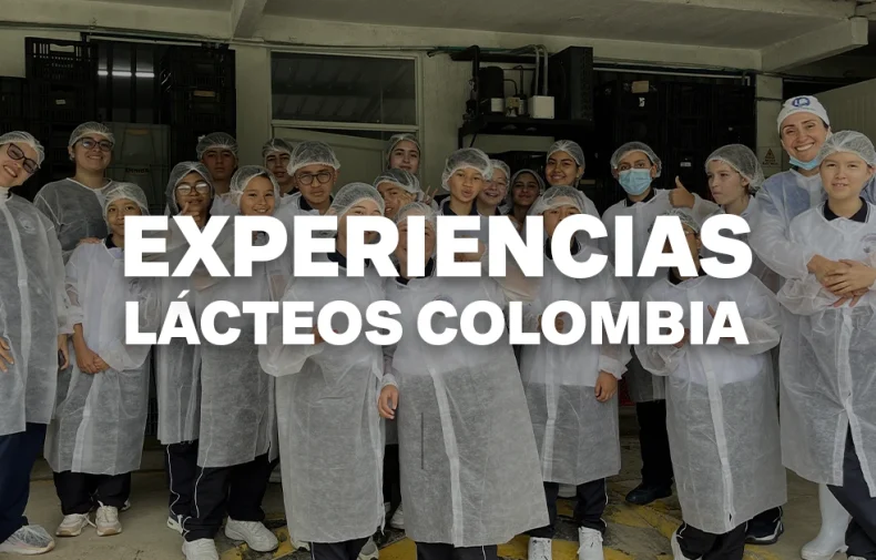 título visita de colegio a la planta de lácteos colombia