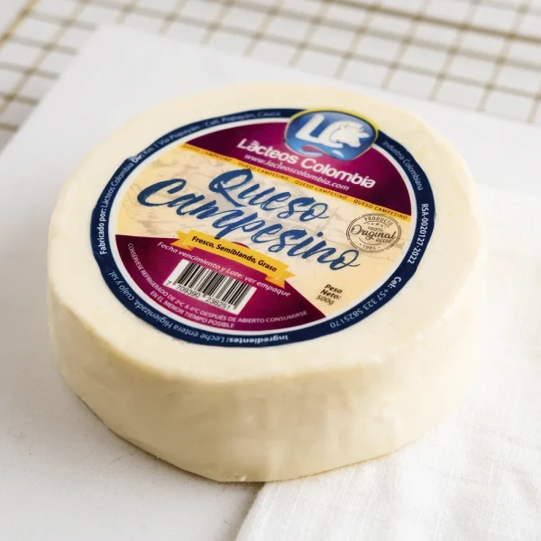 Queso campesino de Lácteos Colombia